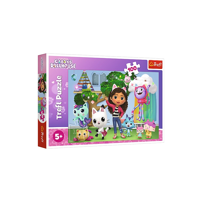 TREFL GABBY´S DOLLHOUSE Puzle, 100 gab.