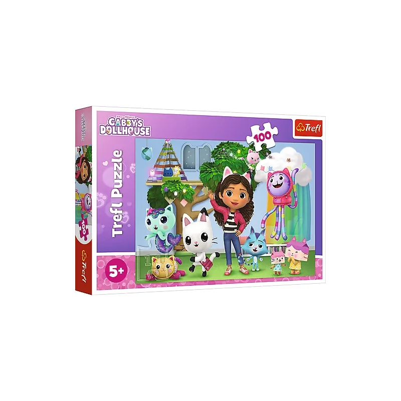 TREFL GABBY´S DOLLHOUSE Puzle, 100 gab.
