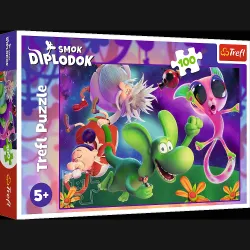 TREFL Diplodocus Puzzle, 100 pcs
