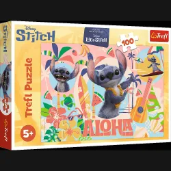 TREFL DISNEY STITCH Dėlionė „Stičas ir draugai“, 100 det.