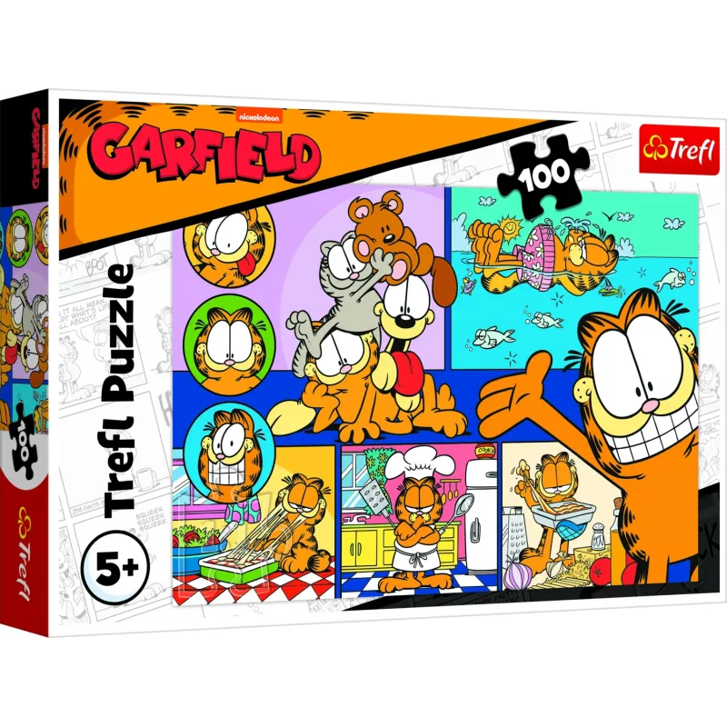 TREFL GARFIELD Puzle, 100 gab.
