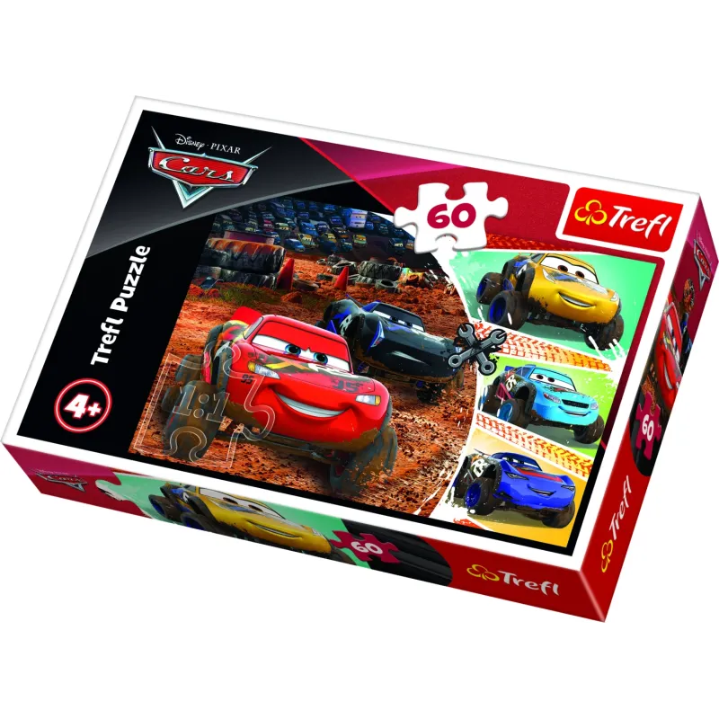 TREFL CARS Puzle Vāģi, 60 gab.