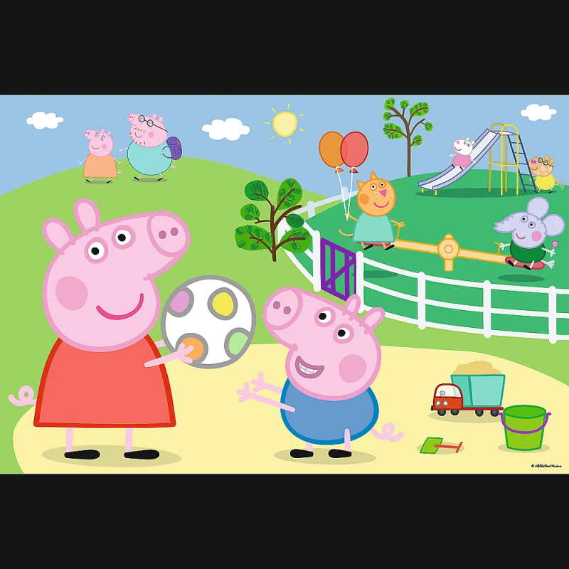 TREFL PEPPA PIG Puzle Peppa, 60 gab.