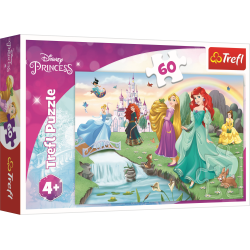 TREFL DISNEY PRINCESS Puzle Princeses, 60 gab.