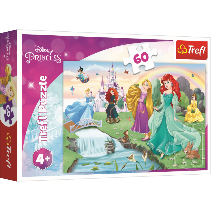 TREFL DISNEY PRINCESS Puzle Princeses, 60 gab.