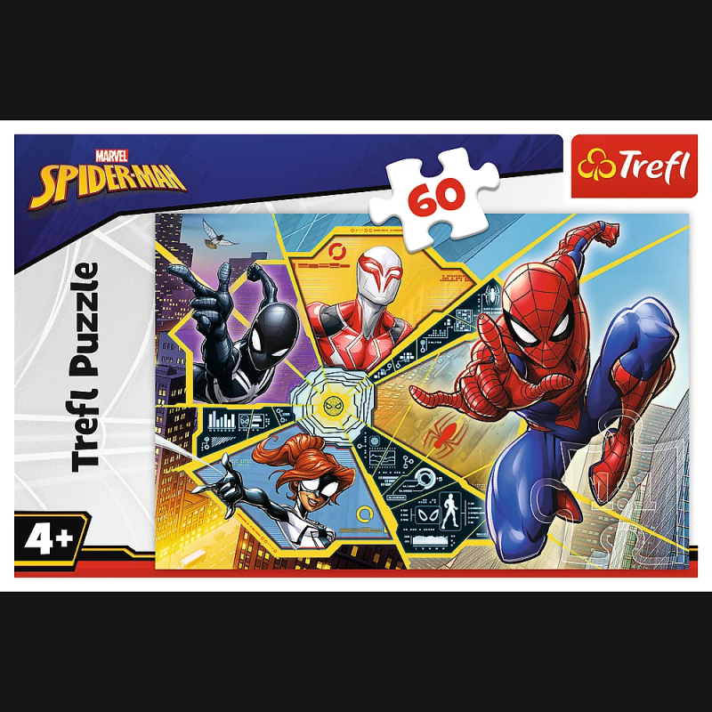 TREFL SPIDER-MAN Puzle Zirnekļcilvēks, 60 gab.