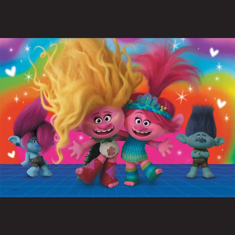 TREFL TROLLS Puzle Troļļi 3, 60 gab.