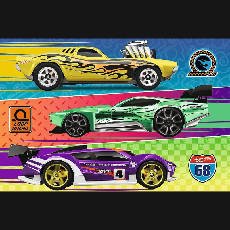 TREFL HOT WHEELS Dėlionė, 60 det.
