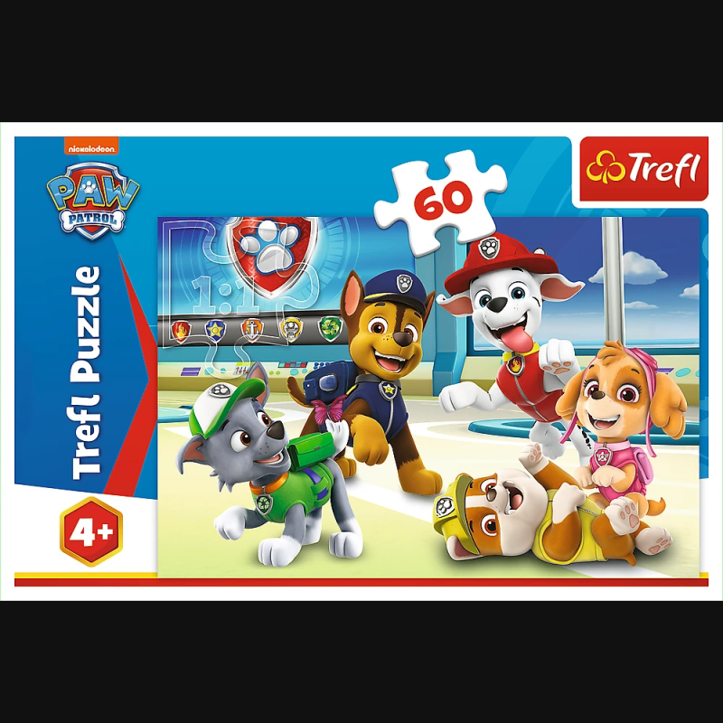 TREFL PAW PATROL Puzle Paw Patrol, 60 gab.