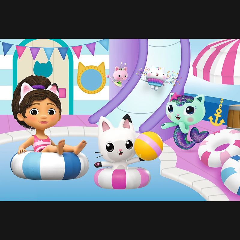 TREFL GABBY´S DOLLHOUSE Mirdzoša puzle Gabby´s Dollhouse, 60 gab.