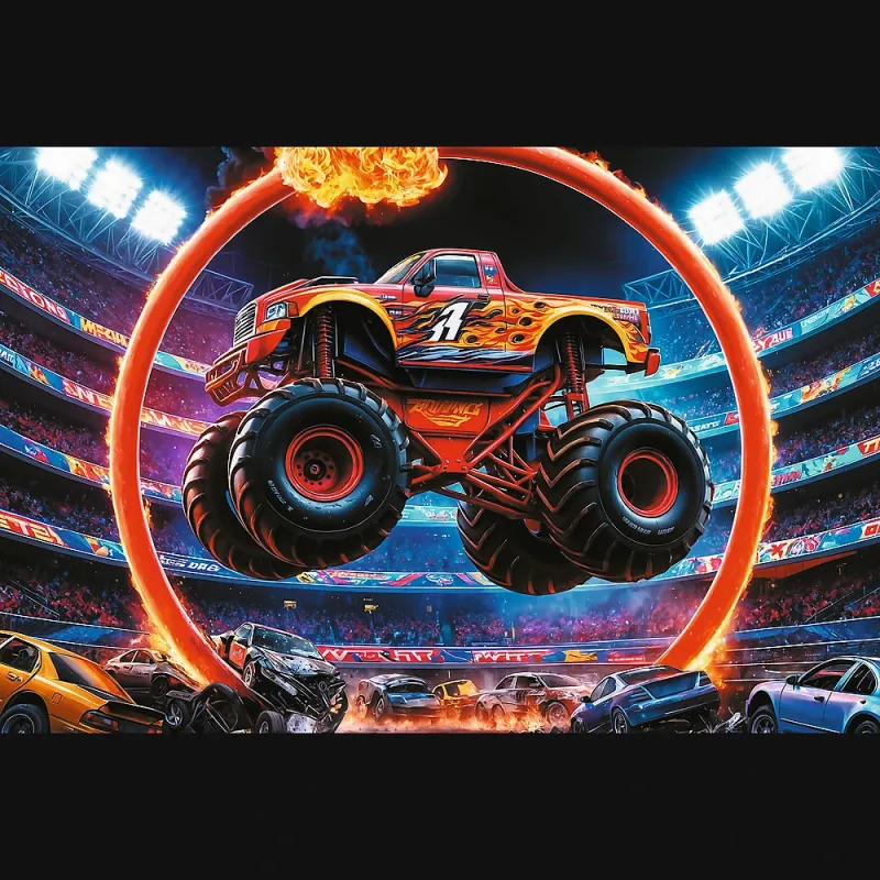 TREFL Puzle Monstru kravas automašīna, 60 gab.