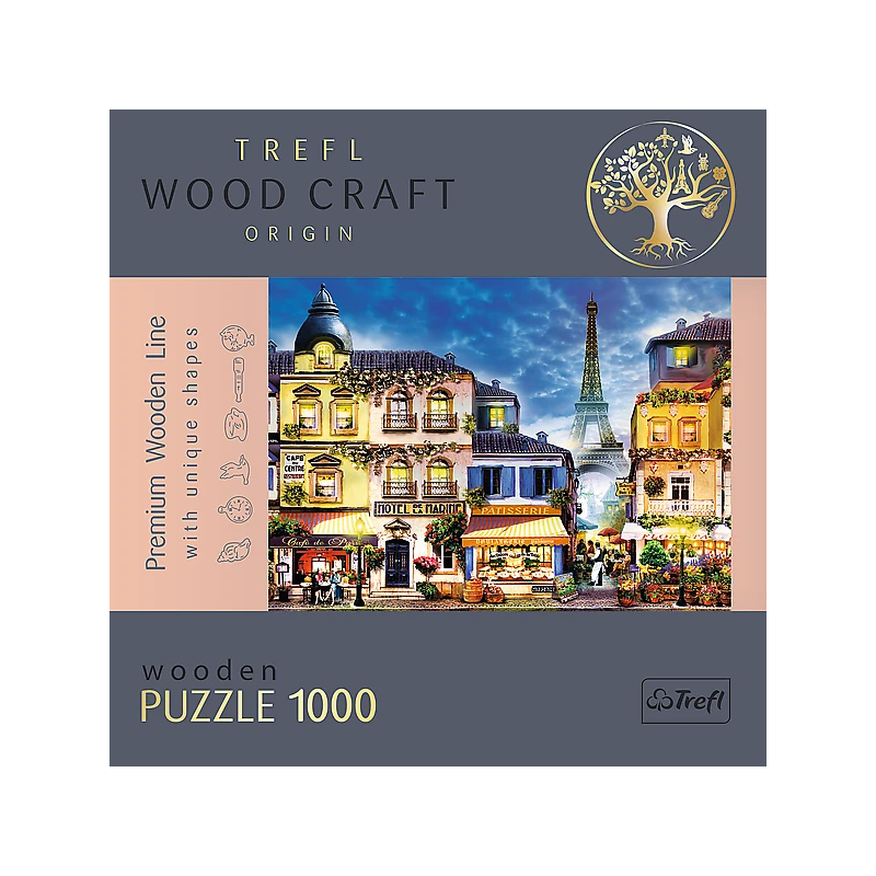 TREFL Koka puzle - Franču aleja, 1000gb