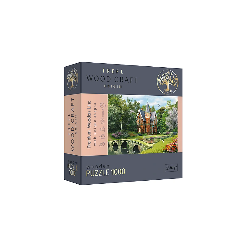 TREFL Koka puzle - Viktorijas laikmeta māja, 1000gb