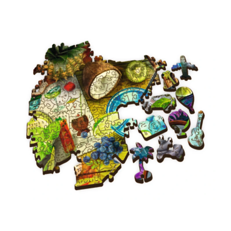 TREFL Koka puzle - Krāsaini kokteiļi, 500gb