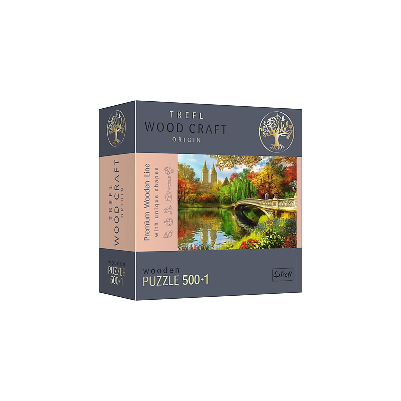 TREFL Koka puzle - Centrālais parks, Manhetena, Ņujorka, 500gb