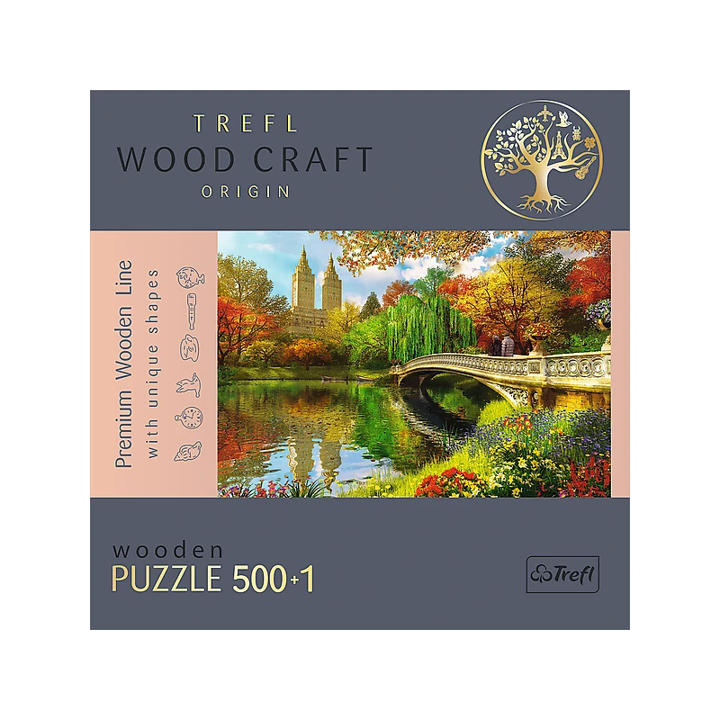 TREFL Koka puzle - Centrālais parks, Manhetena, Ņujorka, 500gb