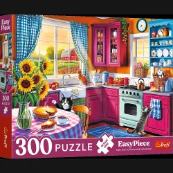 TREFL Puzzle EasyPiece Morning in the kitchen, 300 pcs