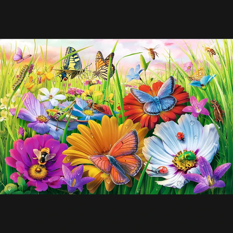 TREFL EasyPiece dėlionė „Vabzdžiai pievoje“, 300 det.