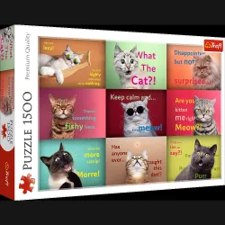 TREFL Dėlionė „Katės“, 1500 det.