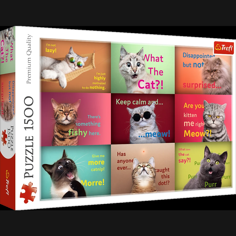 TREFL Puzle Kaķi, 1500 gab.