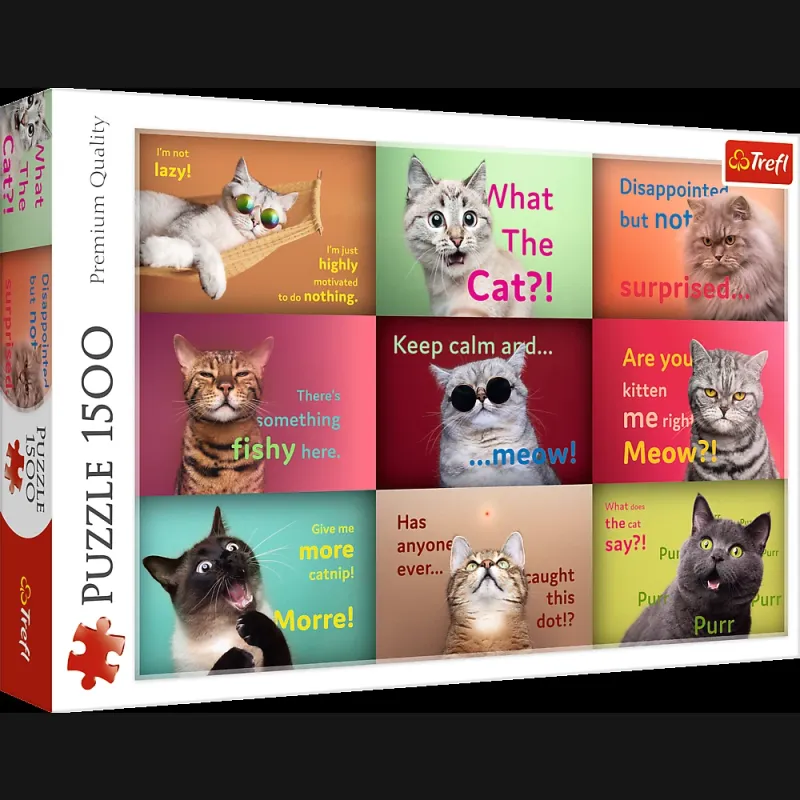 TREFL Puzle Kaķi, 1500 gab.