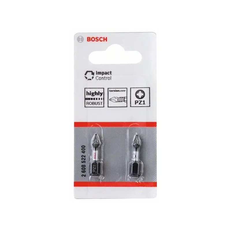 Twist uzgalis Bosch 2608522400, PZ1, 25 mm