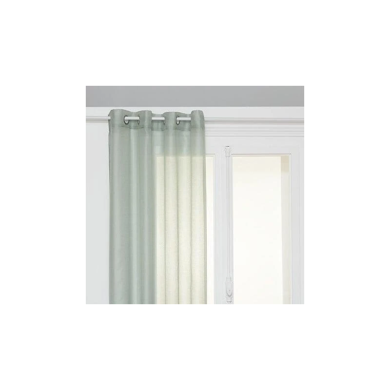 Dienas aizkari moly 135x240 gredz. zaļg.