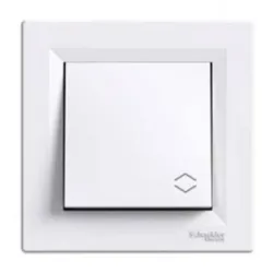 Lülitid Schneider Electric Asfora, 1 sl., valge v.