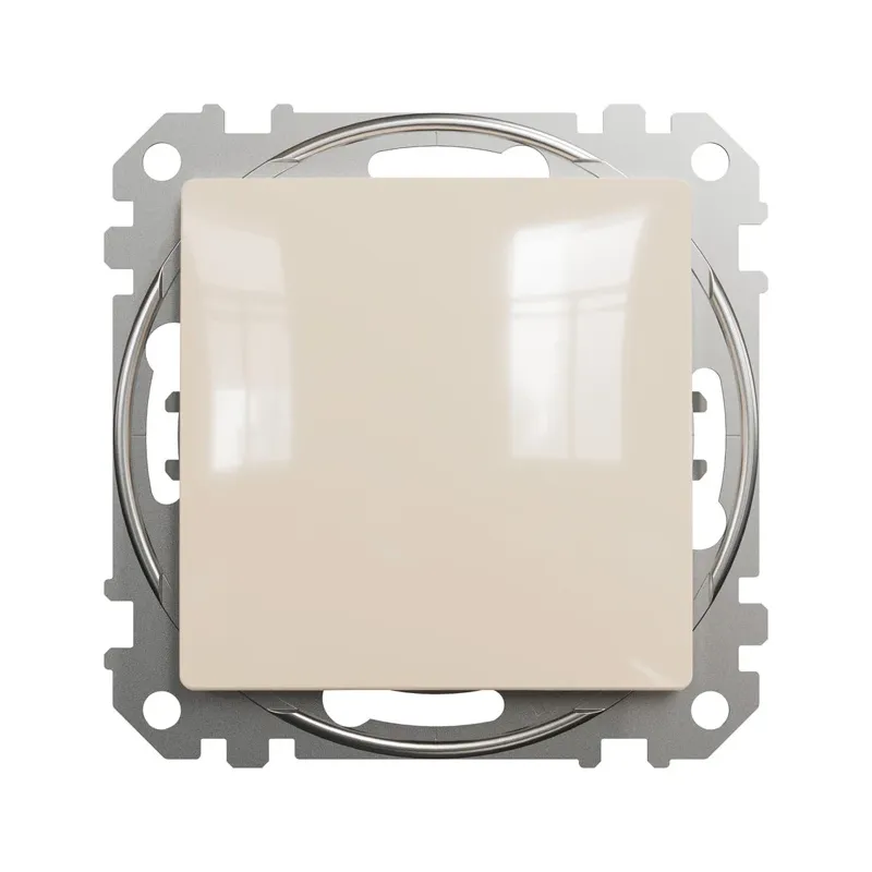 Slēdzis Schneider Electric Sedna Design, 1 kl, bēša krās.