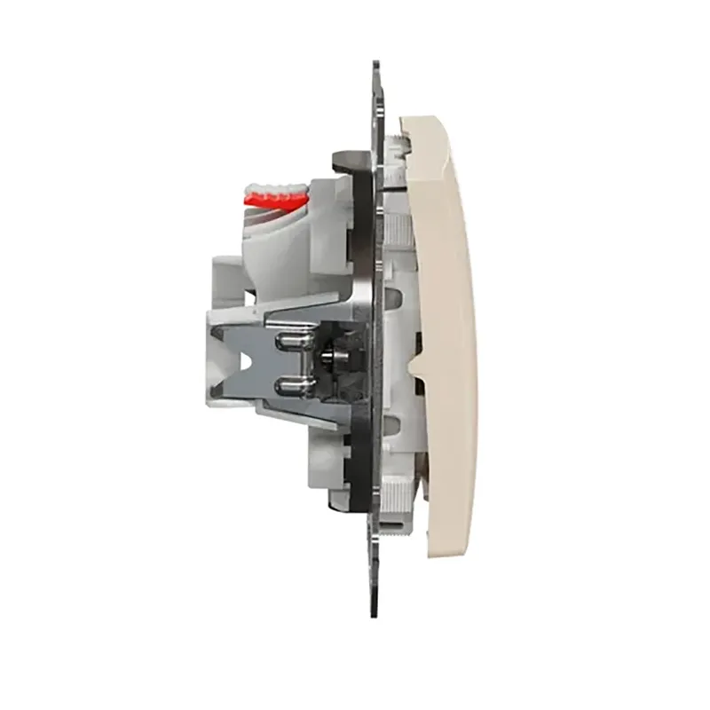 Pulsa slēdzis Schneider Electric Sedna Design, 1 kl, bēša krās.