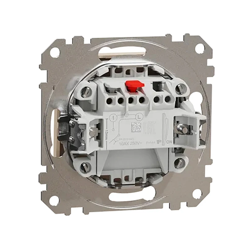 Impulsa slēdzis Schneider Electric Sedna Design 10A, bēšs