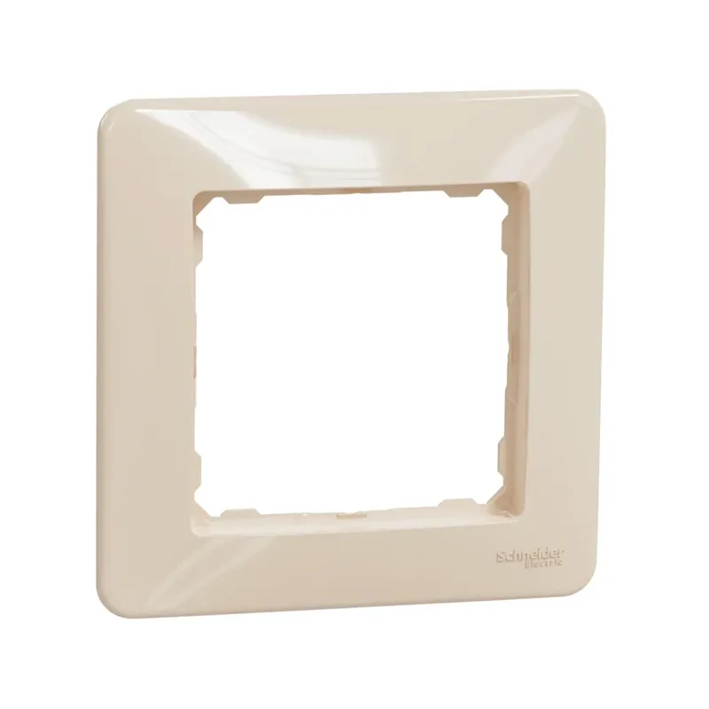 Vienvietīgs rāmis Schneider Electric Sedna Design, bēša krās.