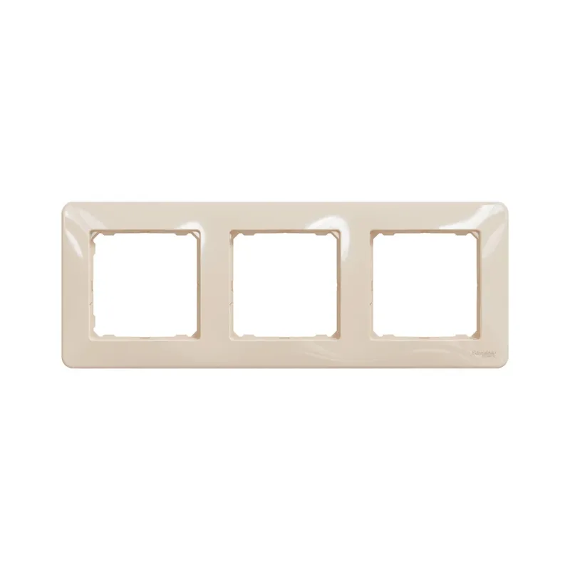 Rāmis 3PL Schneider Electric Sedna Design, bēša krās.