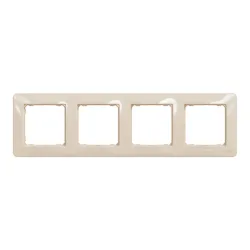 Schneider Electric Sedna 4-slot frame, beige