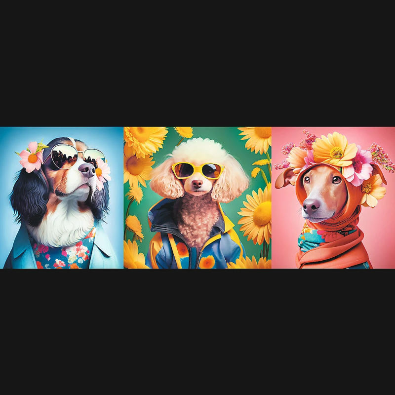 TREFL Panorāmas Puzle Suņi, 500 gab.