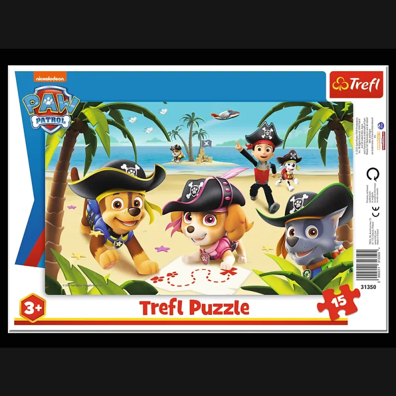 TREFL PAW PATROL Puzle Paw Patrol, 15 gab.