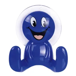 Āķis pašlīmējošs Smiley zils, ar piesūcekli