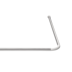 Dušas aizkaru stanga universāla 90x90x90cm, hromēta