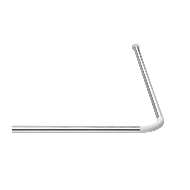 Dušas aizkaru stanga universāla 90x90x90cm, hromēta