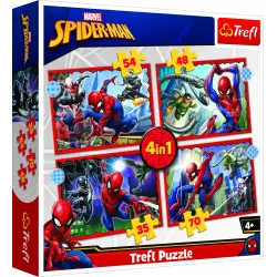 TREFL SPIDER-MAN Puzzle 4 in 1 set