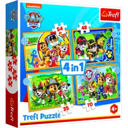 TREFL PAW PATROL Puzzle 4 in 1 set