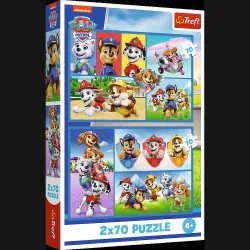 TREFL PAW PATROL Dėlionių rinkinys, 2 x 70 det.