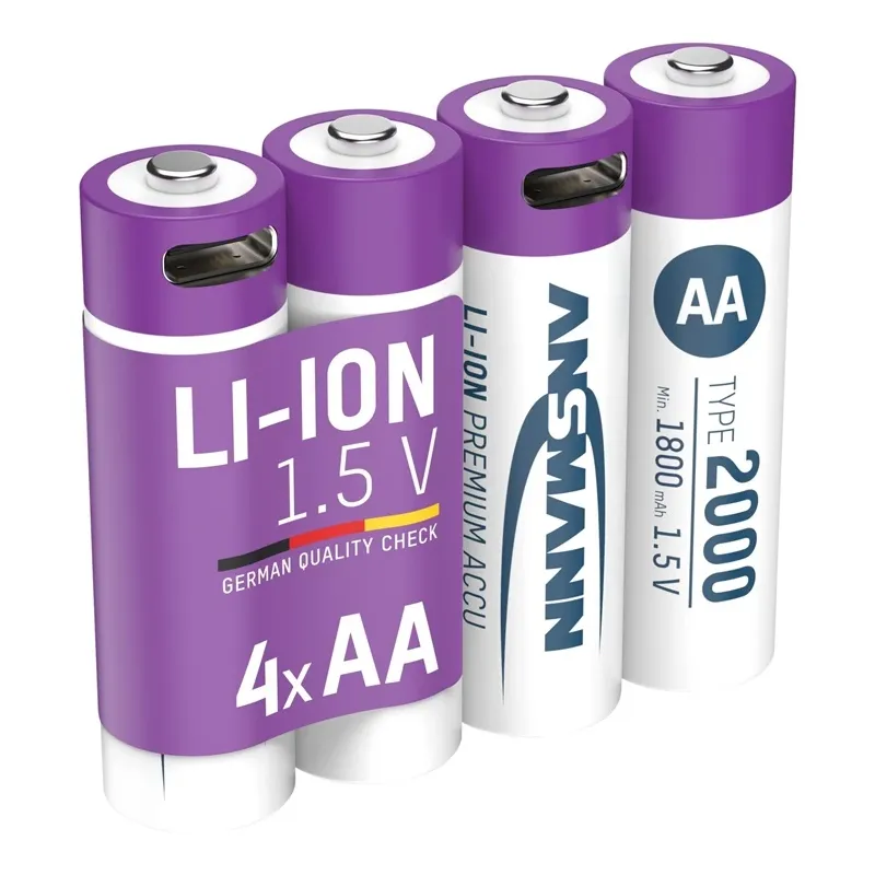 Įkraunamas elementas Ansmann, AA, 1800 mAh, 4 vnt.