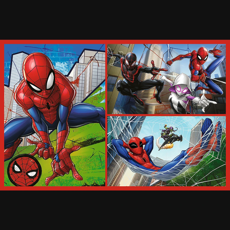 TREFL SPIDER-MAN Pužļu komplekts Zirnekļa stāsti, 2x70 gab.