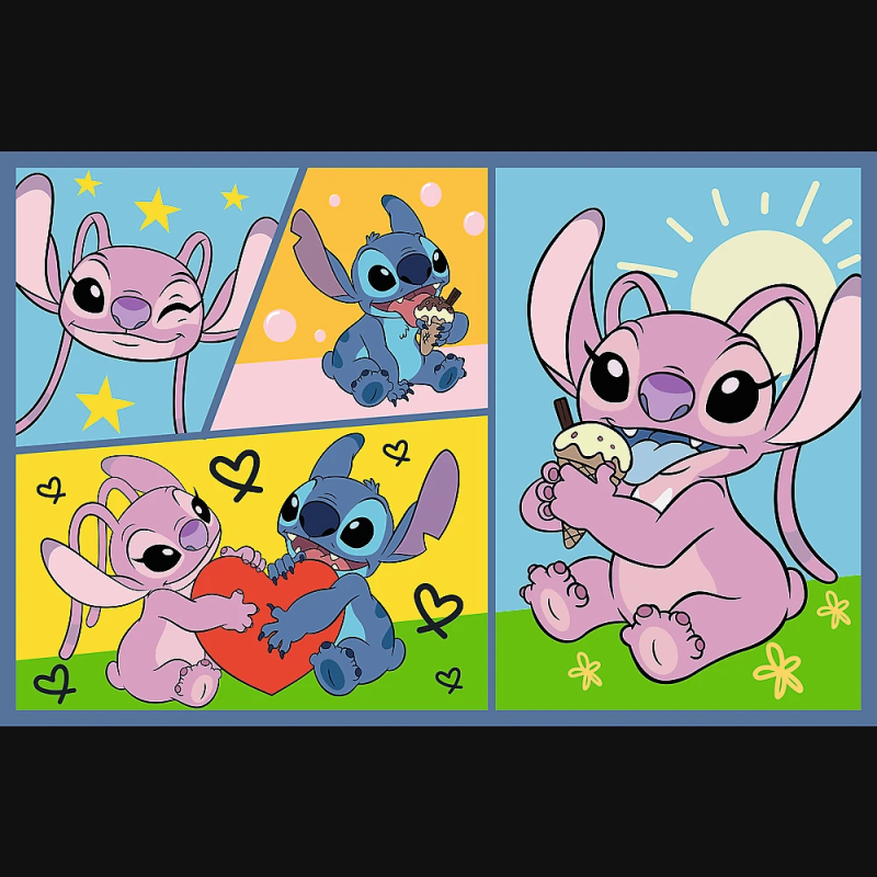 TREFL DISNEY STITCH Pužļu komplekts, 2x70 gab.
