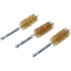 Brass Brush - 19 mm - 6.3 mm ,1-4, Drive - 3 pcs.
