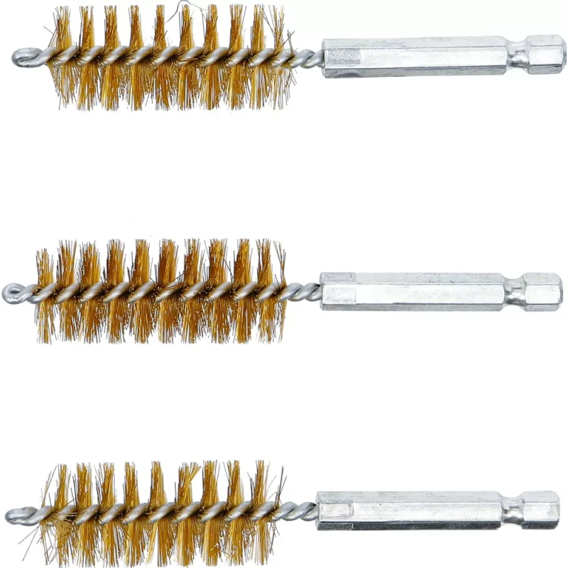 Misiņa birste , 19 mm , 6,3 mm ,1-4, piedziņa , 3 gab.