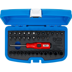 72005 Trieciena skrūvgriezis kompl. 1-4 -6.3mm 36gb BGS