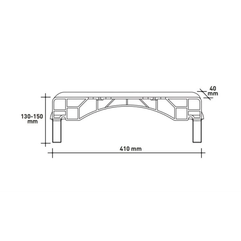 Akrila vannas atbalsts Villeroy & Boch U99740000