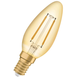 Spuldze led e14 vint b fil 2.5w-824 gold